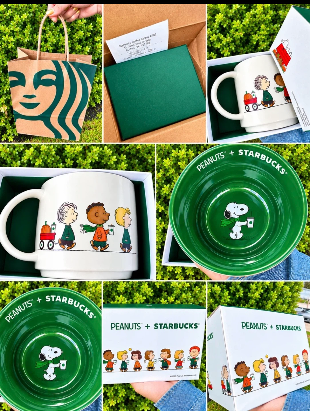 Starbucks x Peanuts Snoopy Ceramic Bowl