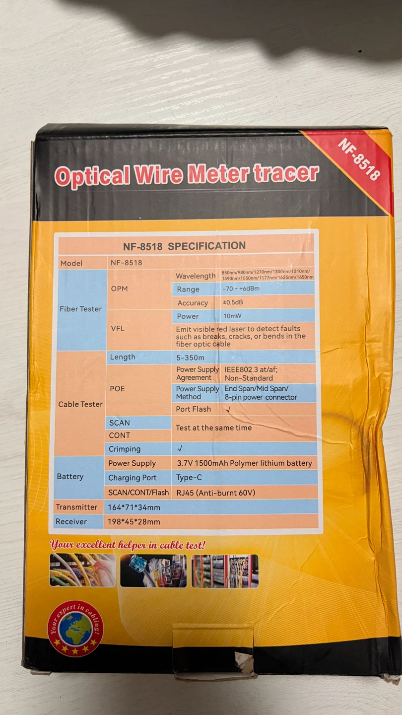 Noyafa NF-8518 Optical Wire Meter Tracer - photo 3