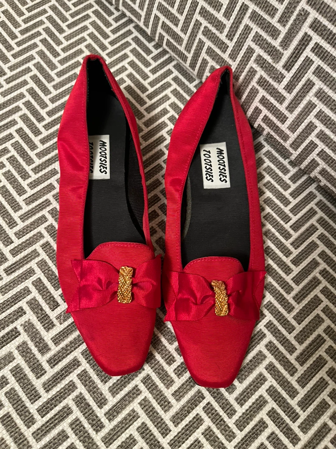 Mootsies Tootsies Red Bow Flats