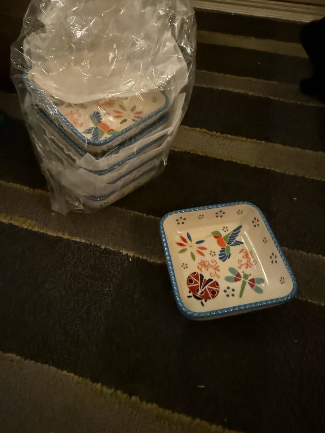 Set of Decorative Ceramic Bowls