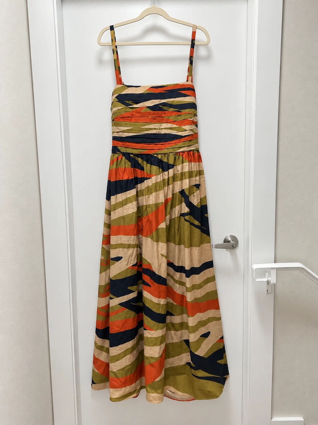San and Jess Striped Maxi Dress XL - BNWT