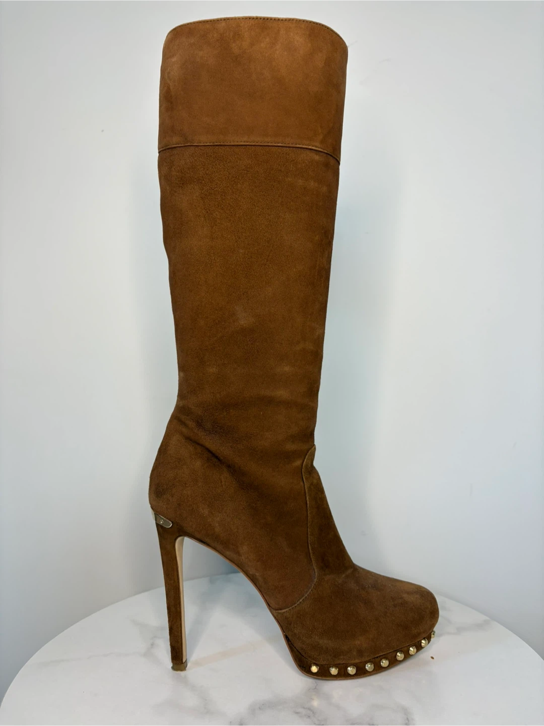7.5 - Michael Kors Brown Suede Boots - photo 2