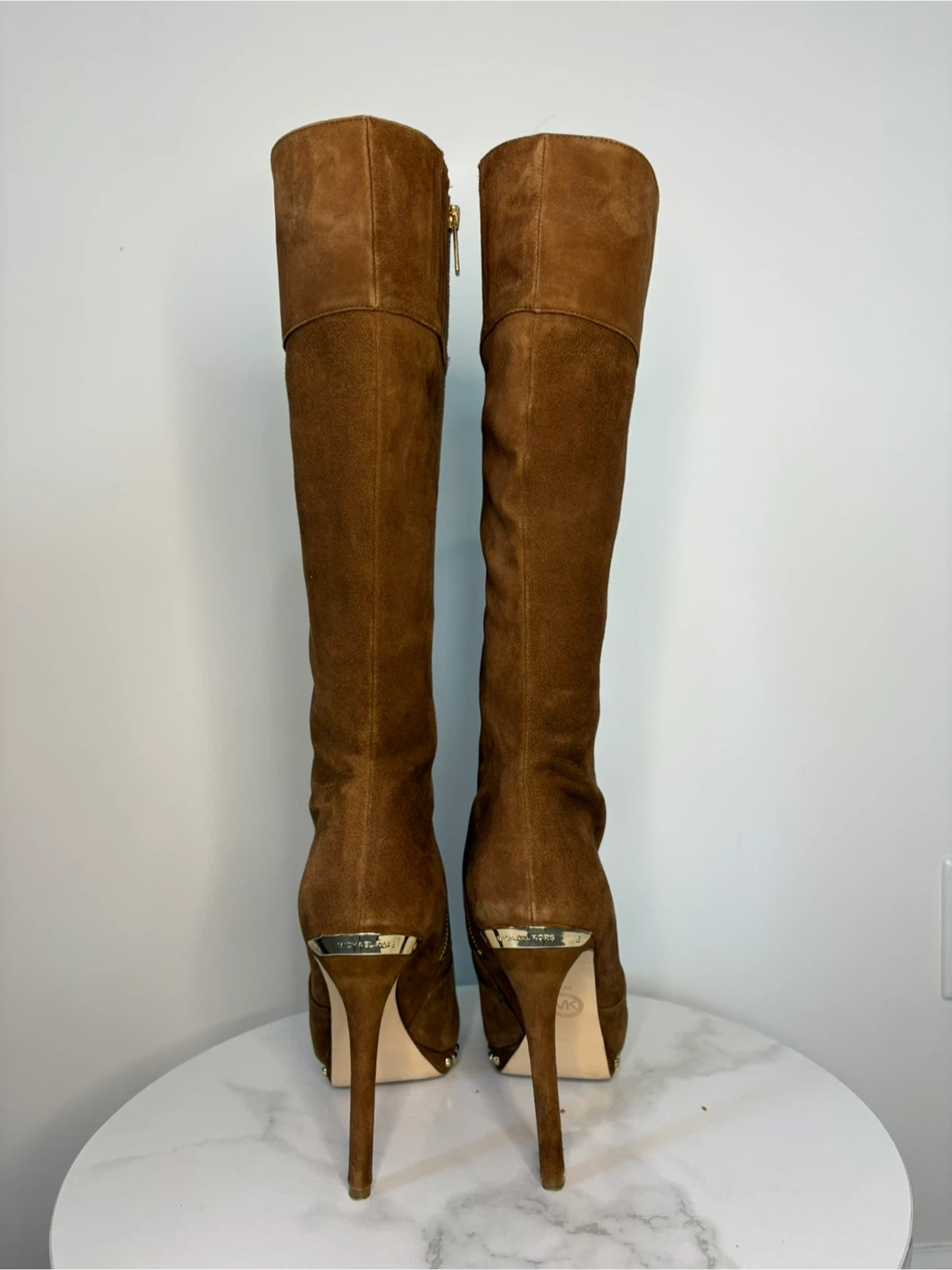 7.5 - Michael Kors Brown Suede Boots - photo 4