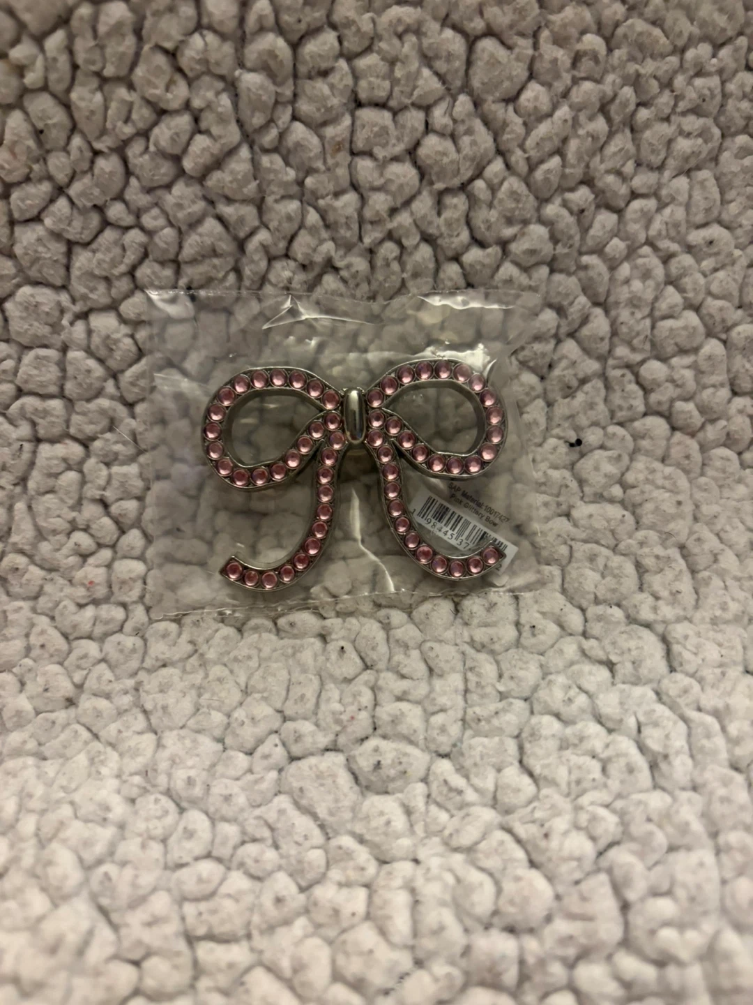 Crocs Pink Glittery Bow Charm - photo 3