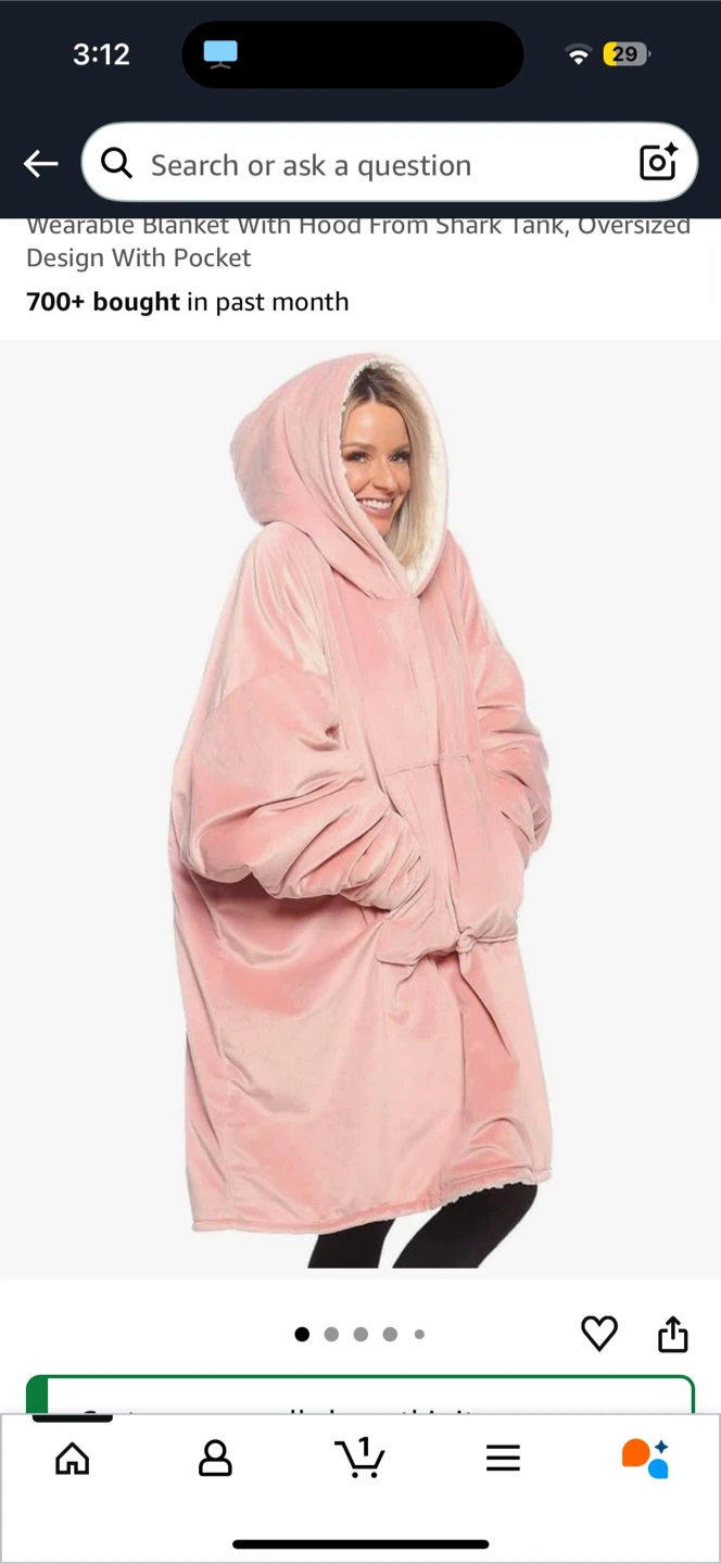 The Comfy Wearable Blanket - Pink - photo 2