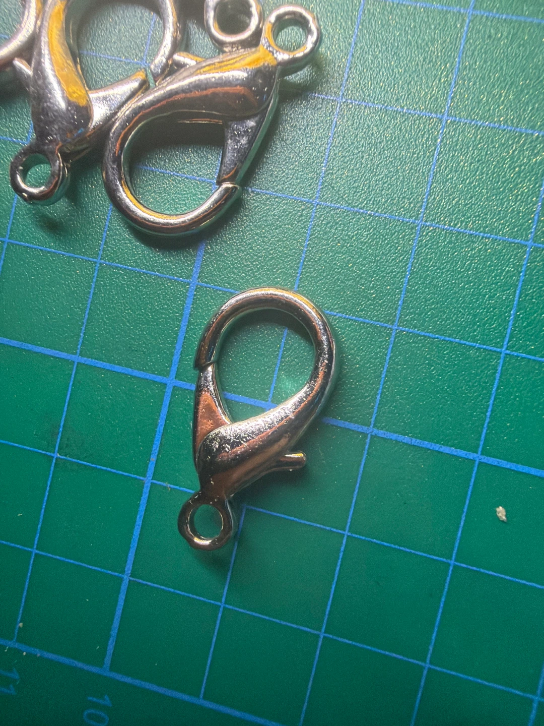 1 dozen of large Silver-Tone Lobster Clasps - photo 4