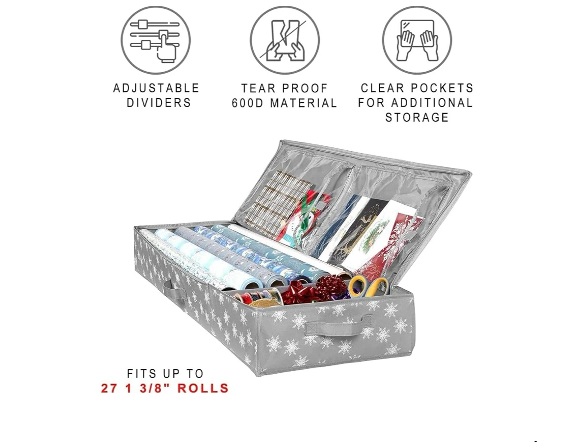WRAPPING PAPER STORAGE ORGANIZER - photo 4