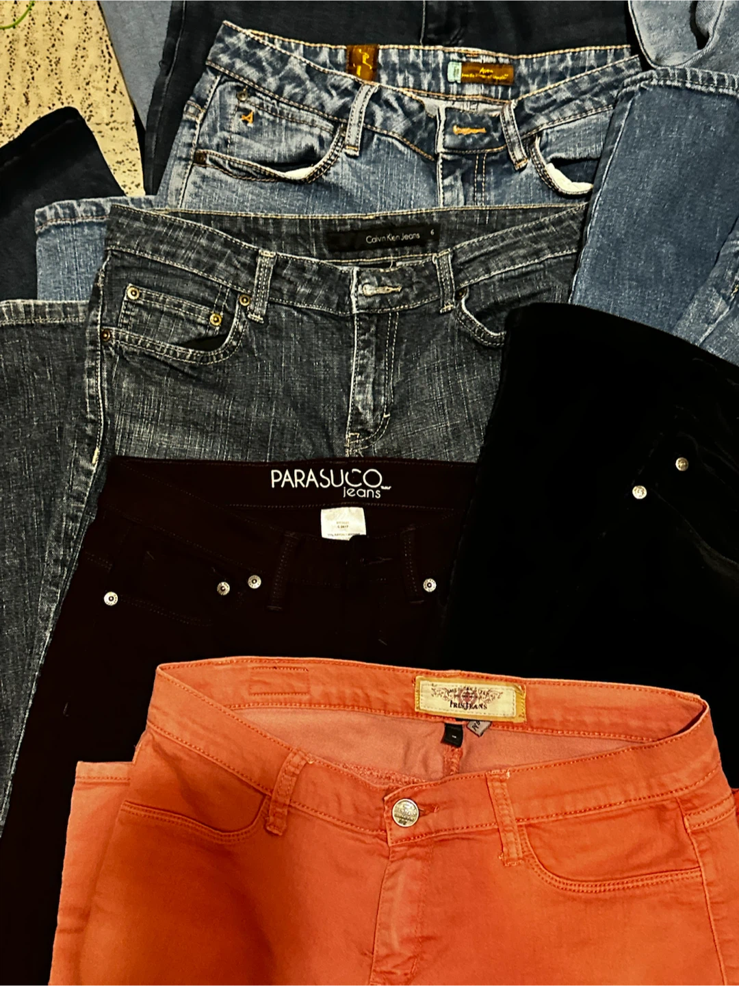 10x Women's Jeans Bundle - CK, AG, Silver, Parasuco - photo 2