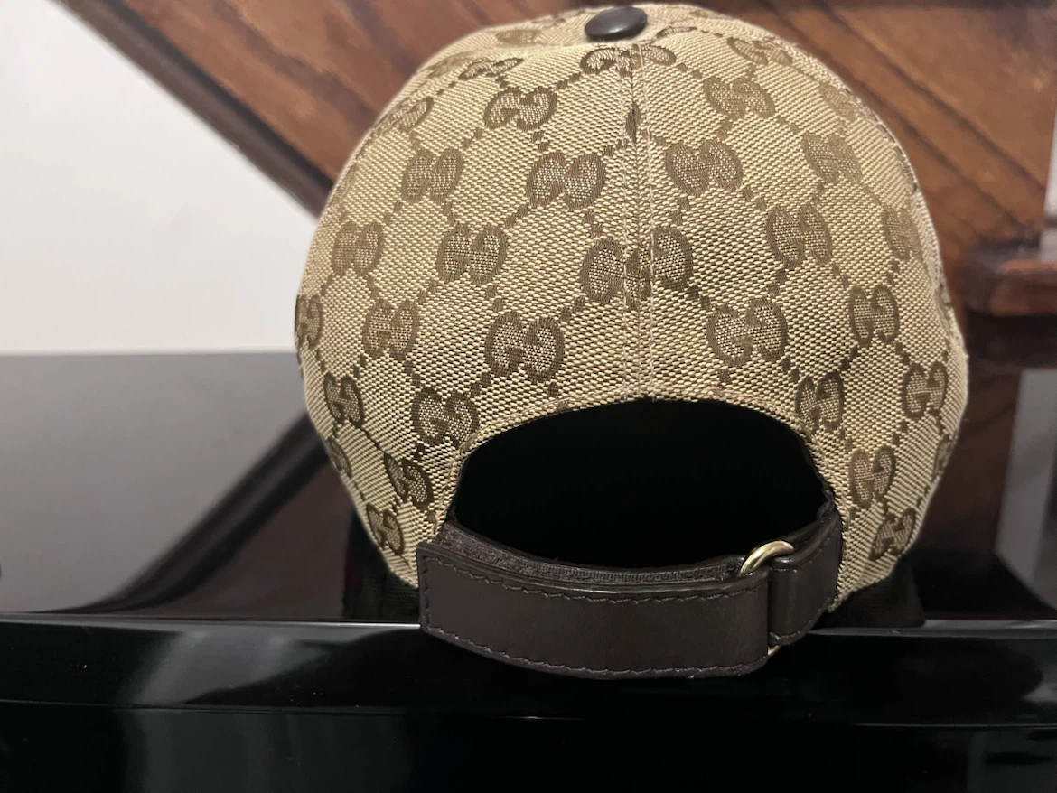 Authentic Gucci GG Canvas Web Baseball Hat - Excellent Condition - photo 5