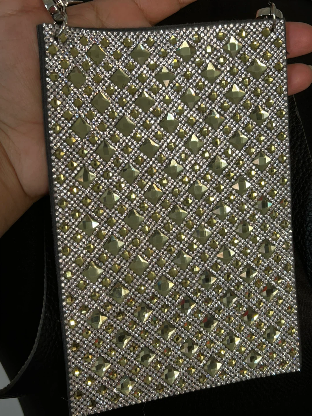 Rhinestone Crossbody Phone Pouch NEW! - photo 5