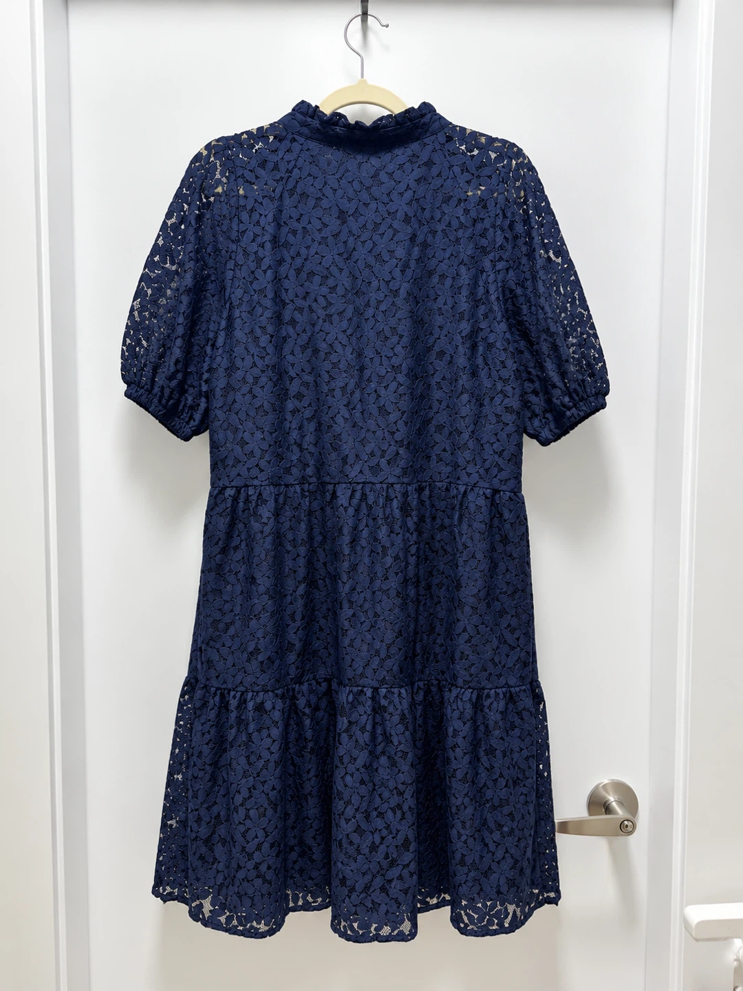 CeCe Navy Lace Tiered Dress XL - BNWT - photo 3