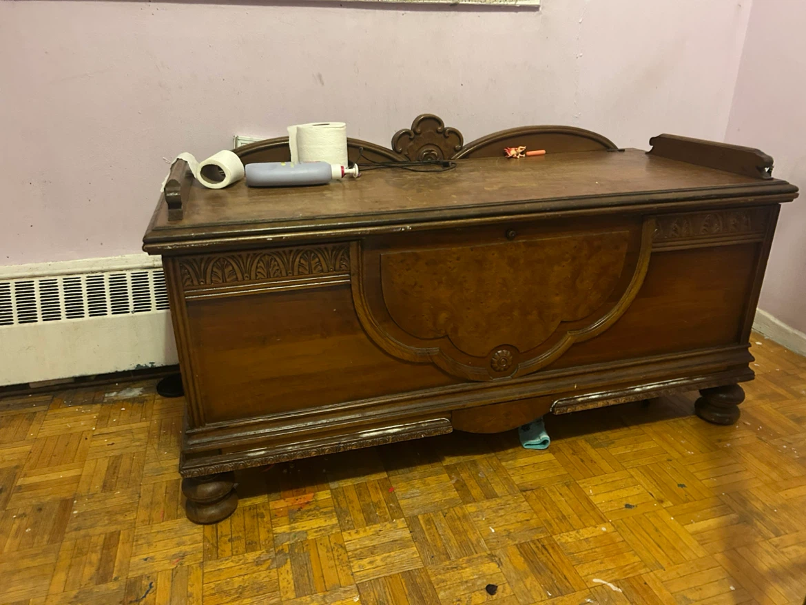 Vintage Wooden Storage Chest