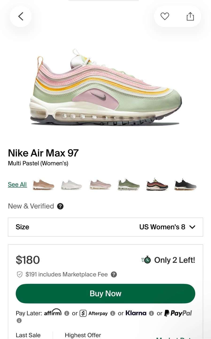 Nike Air Max 97 Multi Pastel