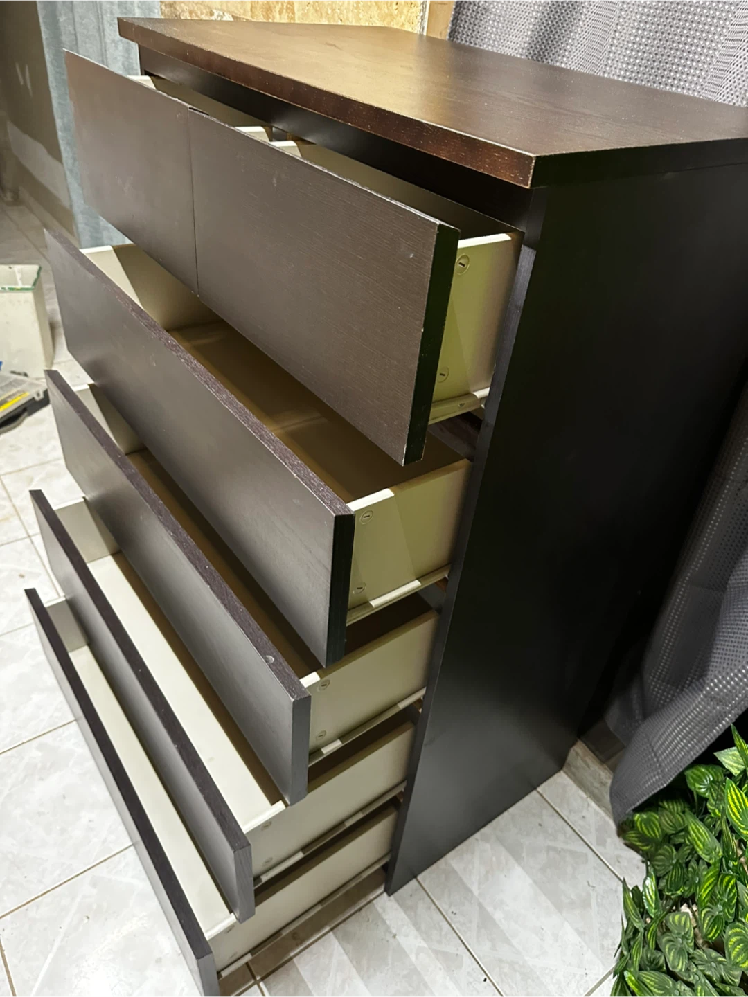 IKEA Dark Brown 6-Drawer Dresser - photo 3