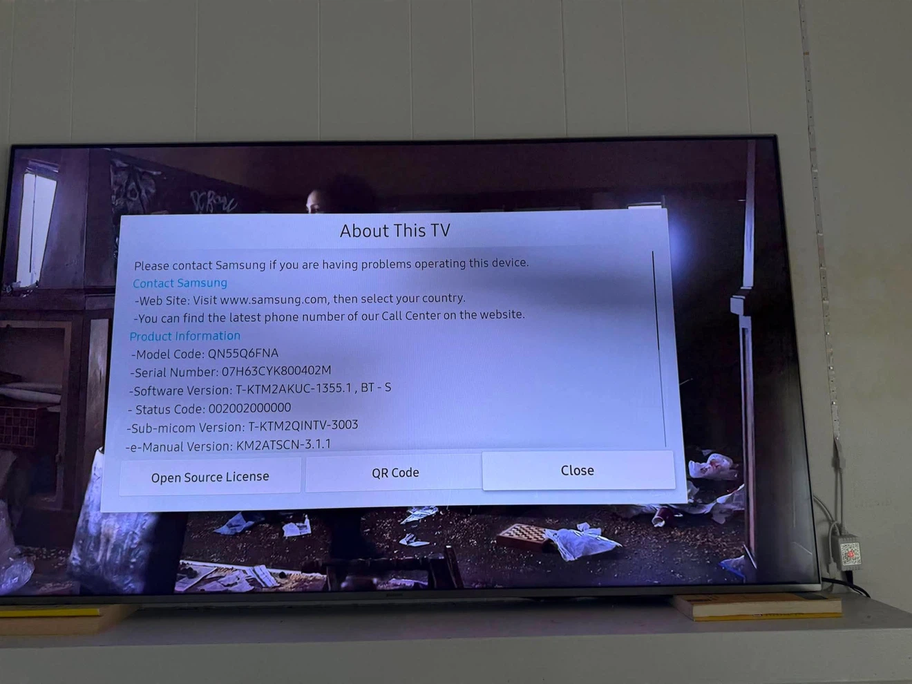 Samsung 55-inch QLED TV (QN55Q6FNA)