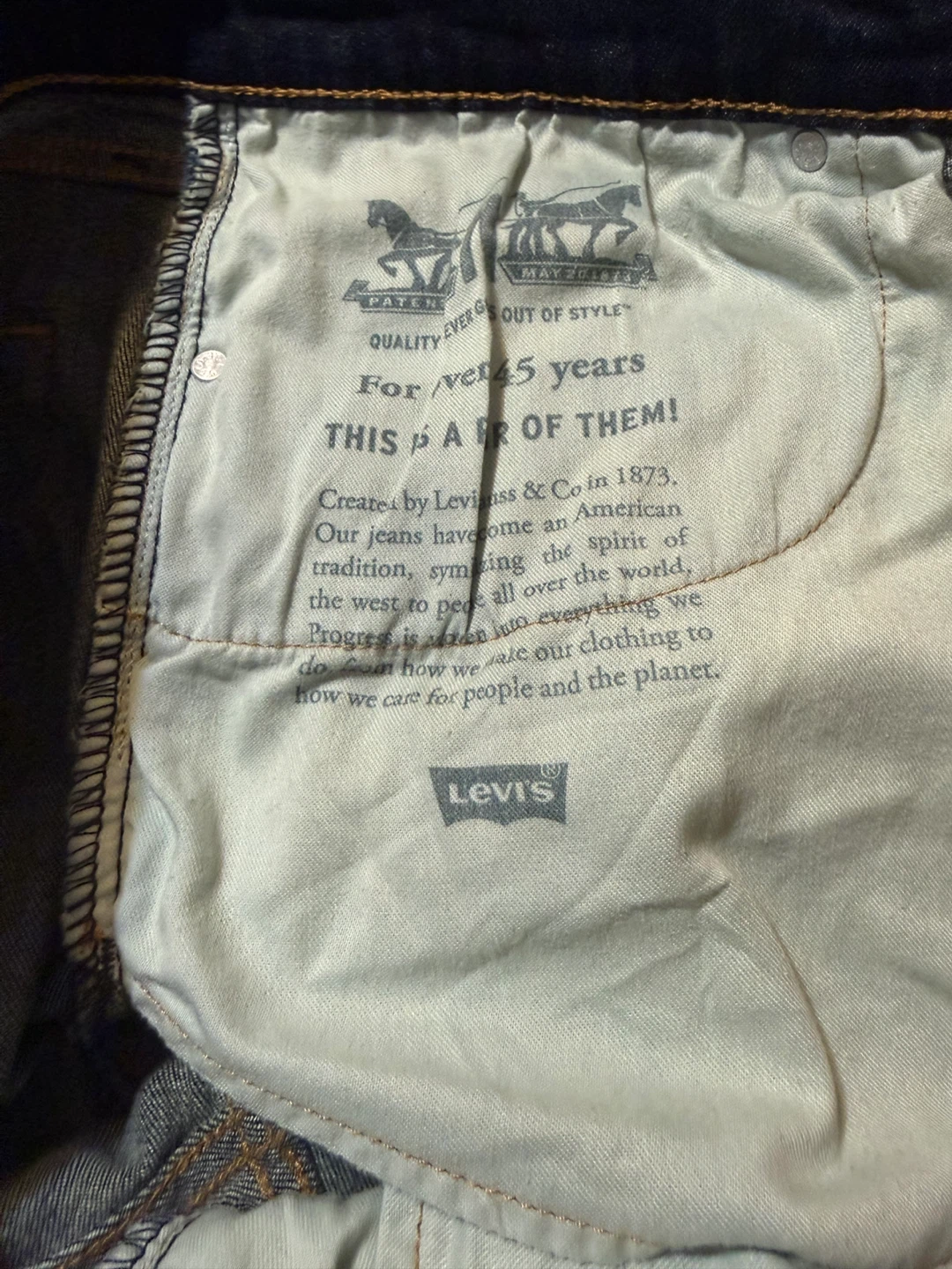 Levi’s 505 men’s jeans - photo 3