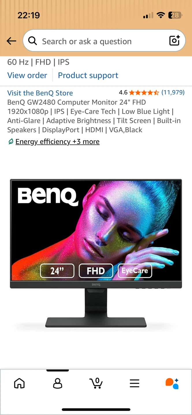 BenQ GW2480 24-inch FHD Monitor - photo 3