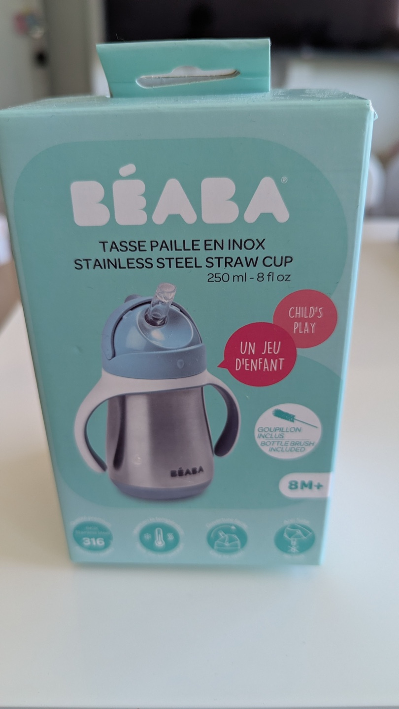 Beaba Stainless Steel Straw cup and Vacuum Insulated Food Jar - photo 2