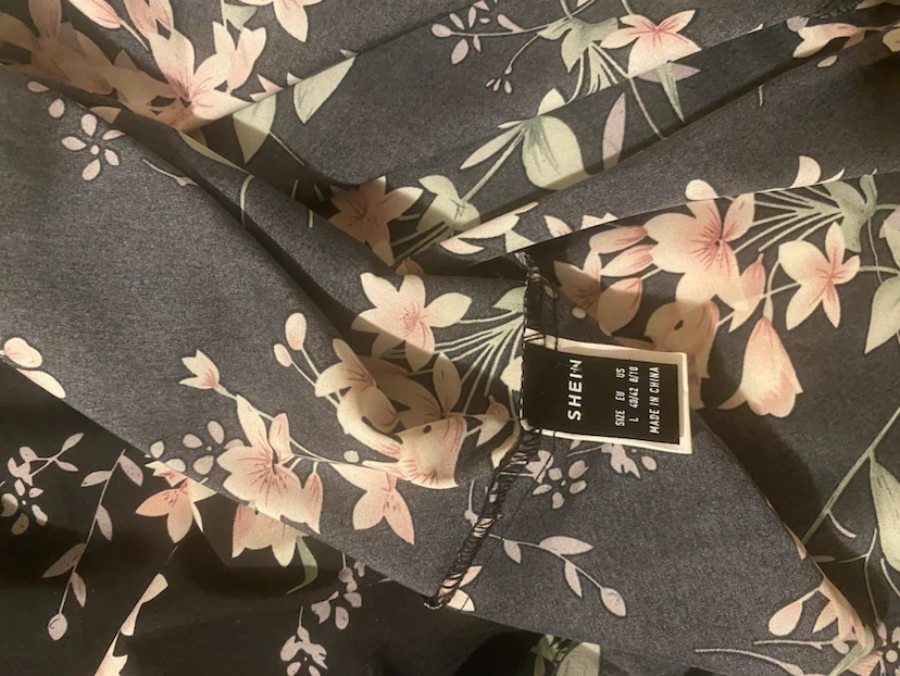 SHEIN Floral Print Dress Size L - photo 3