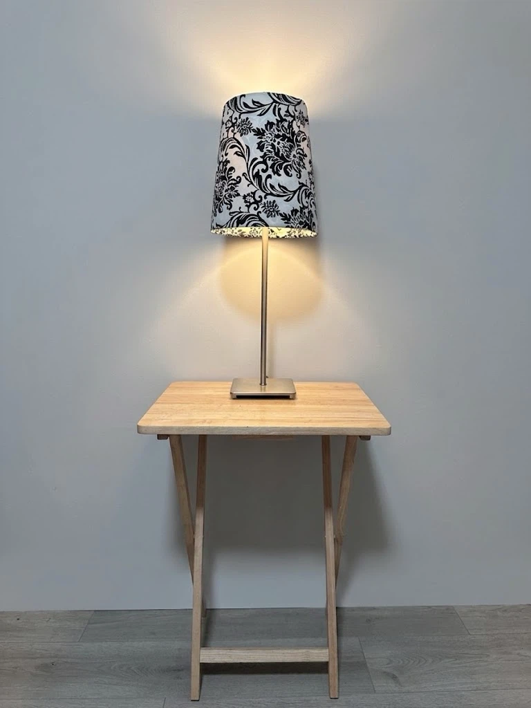 Side table and lamp