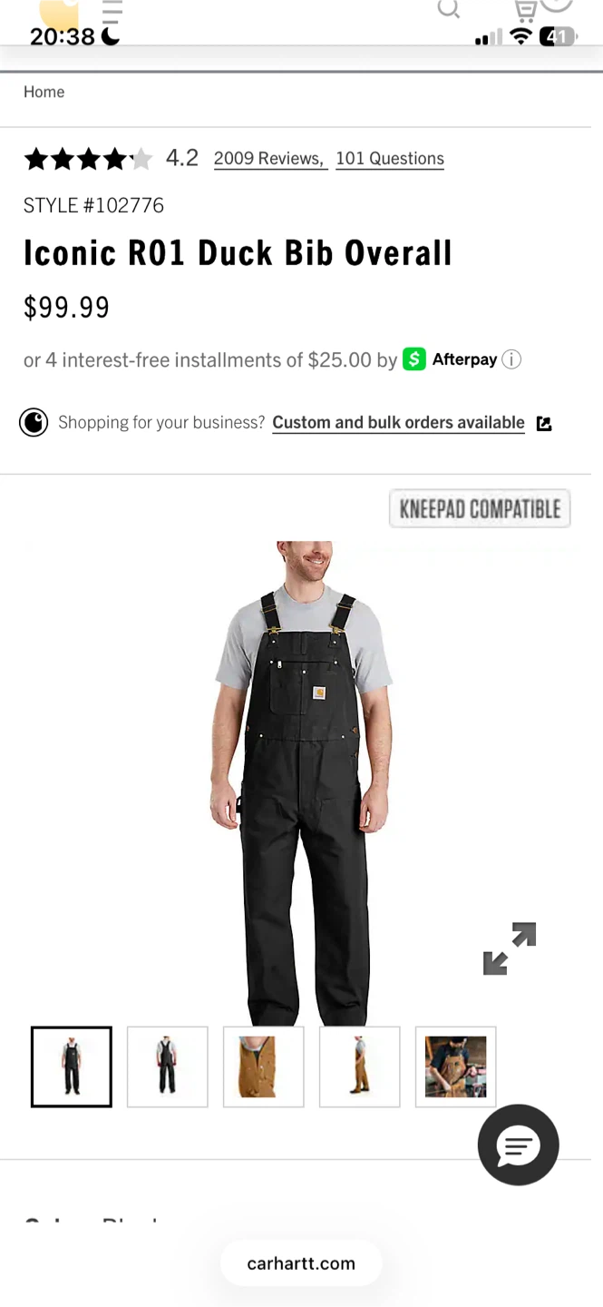 Carhartt Overalls