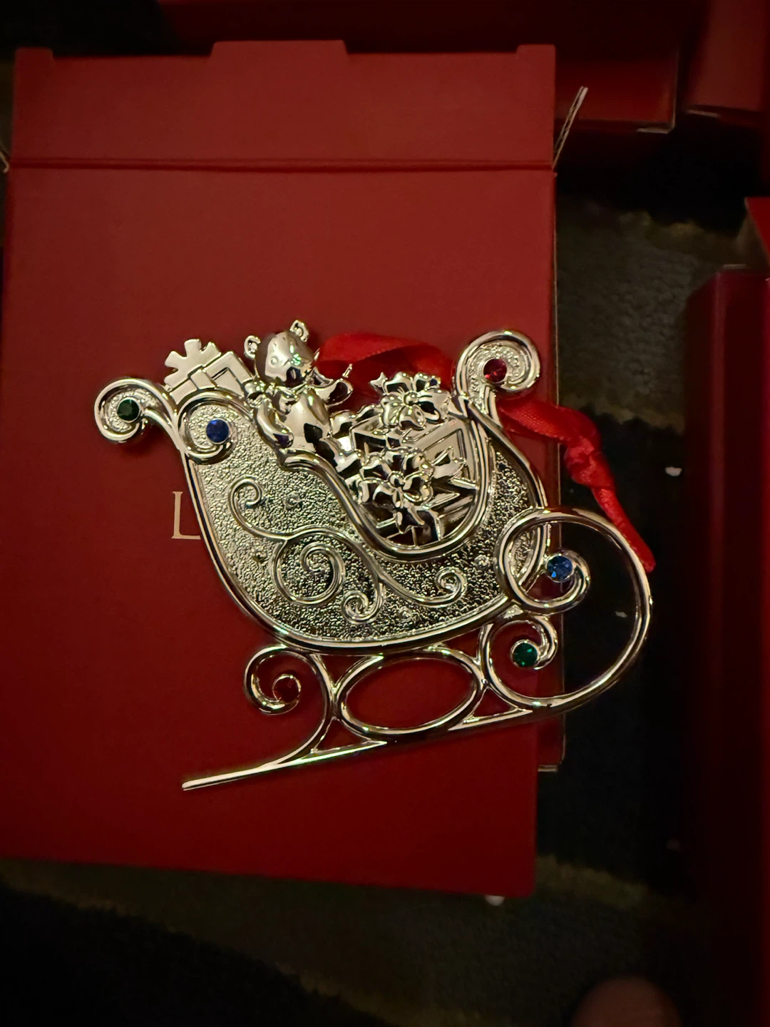 Set of 5 Holiday Metal Ornaments - photo 4