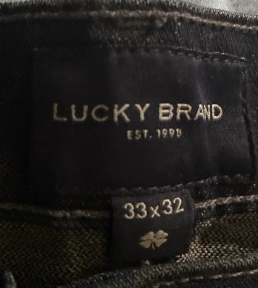 Lucky Brand Men's Black Jeans 33x32 - photo 2