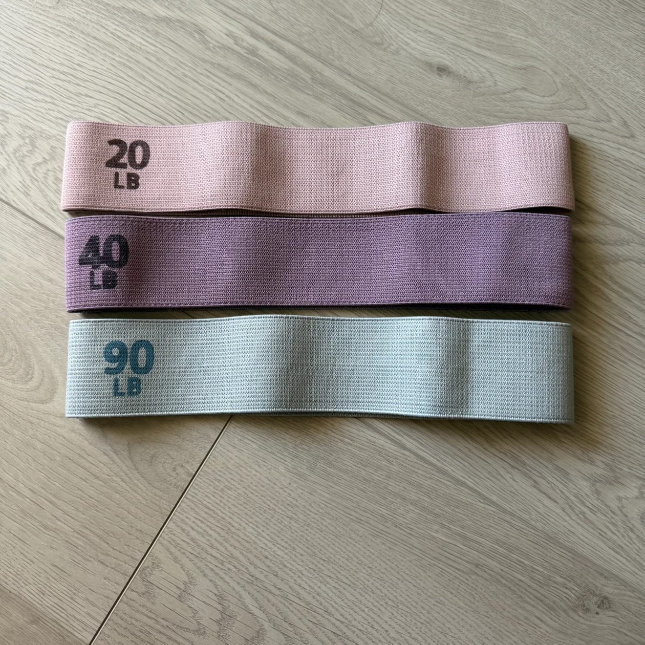 Set of 3 Fabric Resistance Bands