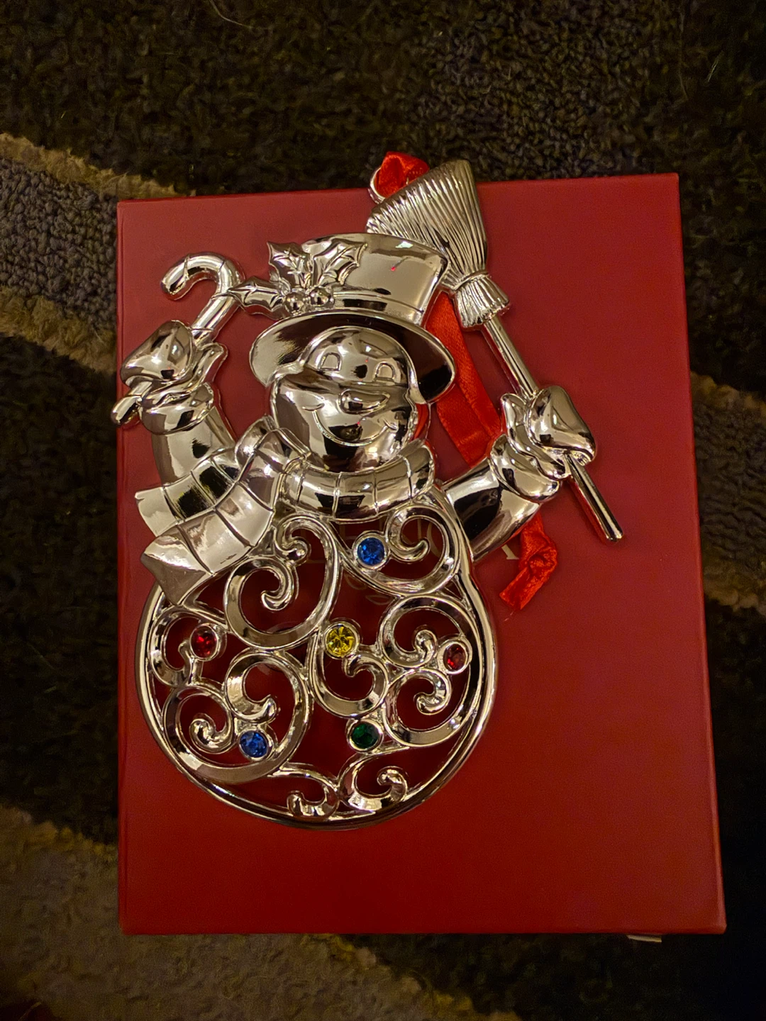 Set of 5 Holiday Metal Ornaments - photo 2