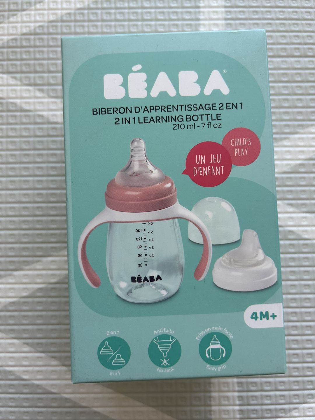 Beaba 2-in-1 Learning Bottle 210ml