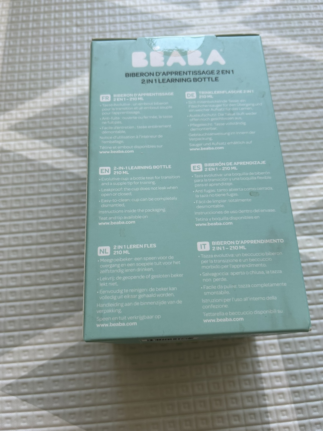 Beaba 2-in-1 Learning Bottle 210ml - photo 2