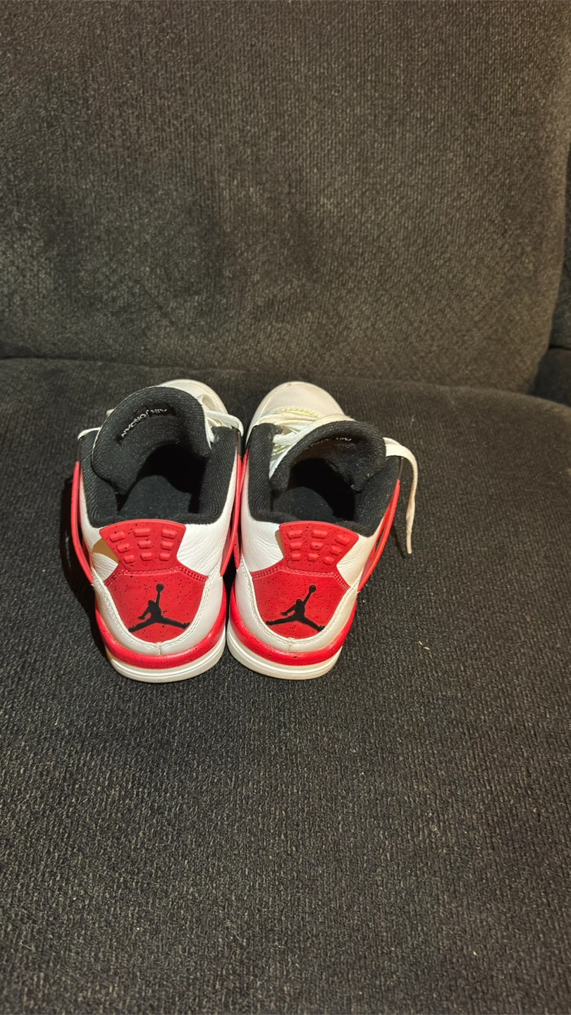Air Jordan 4 Retro White Red - photo 3