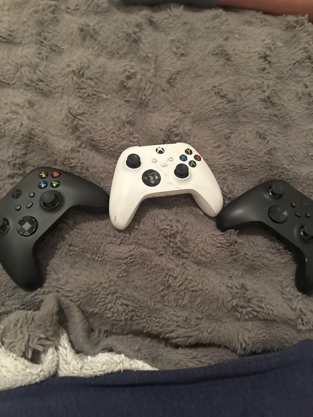 Three Xbox Wireless Controllers