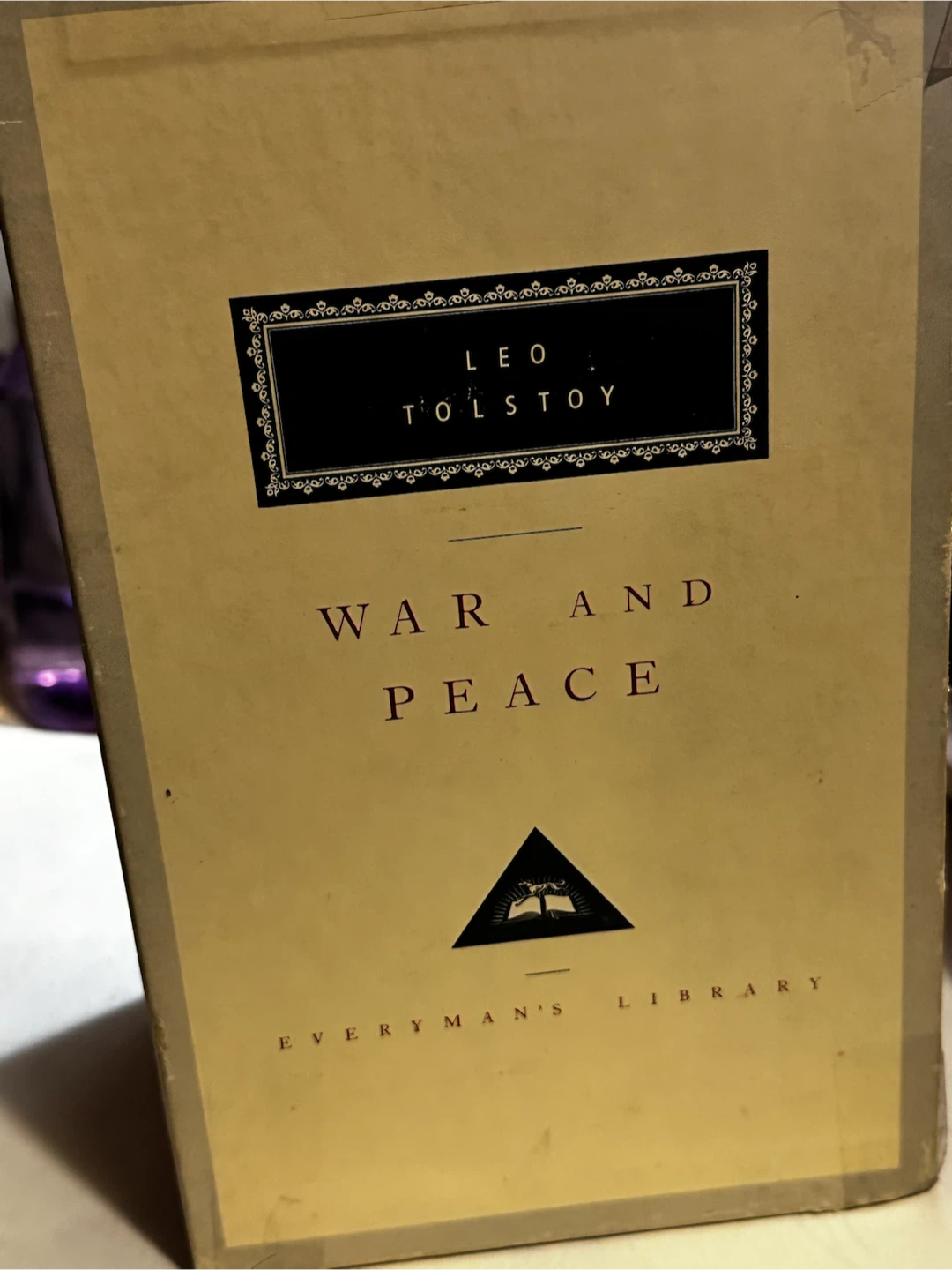 Leo Tolstoy War and Peace 3-Vol Boxed Set Everyman’s