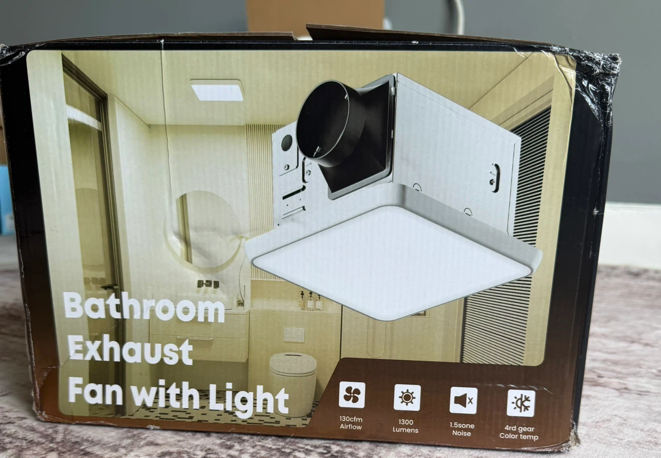Bathroom Exhaust Fan with Light YSF-110C1