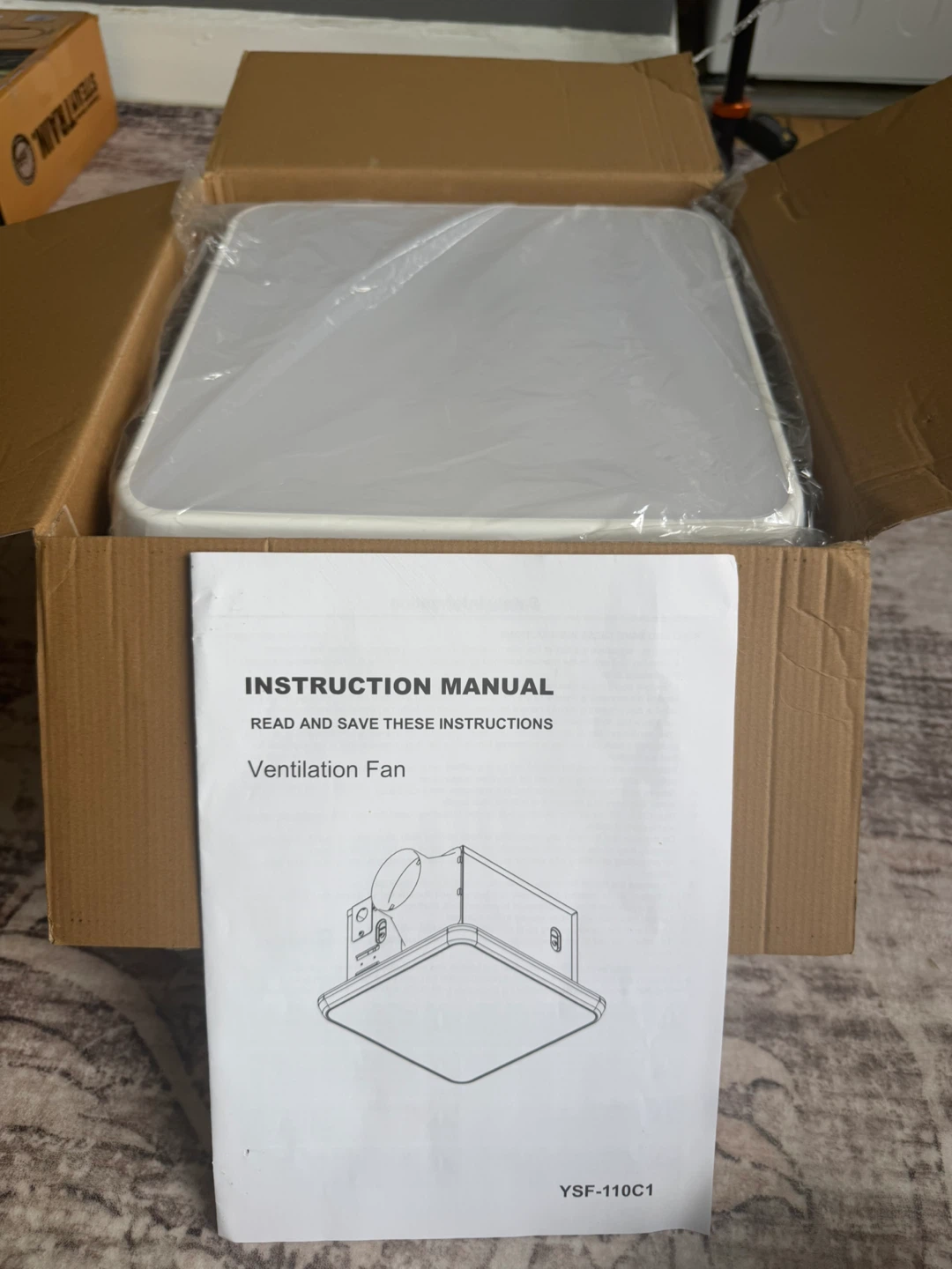 Bathroom Exhaust Fan with Light YSF-110C1 - photo 3