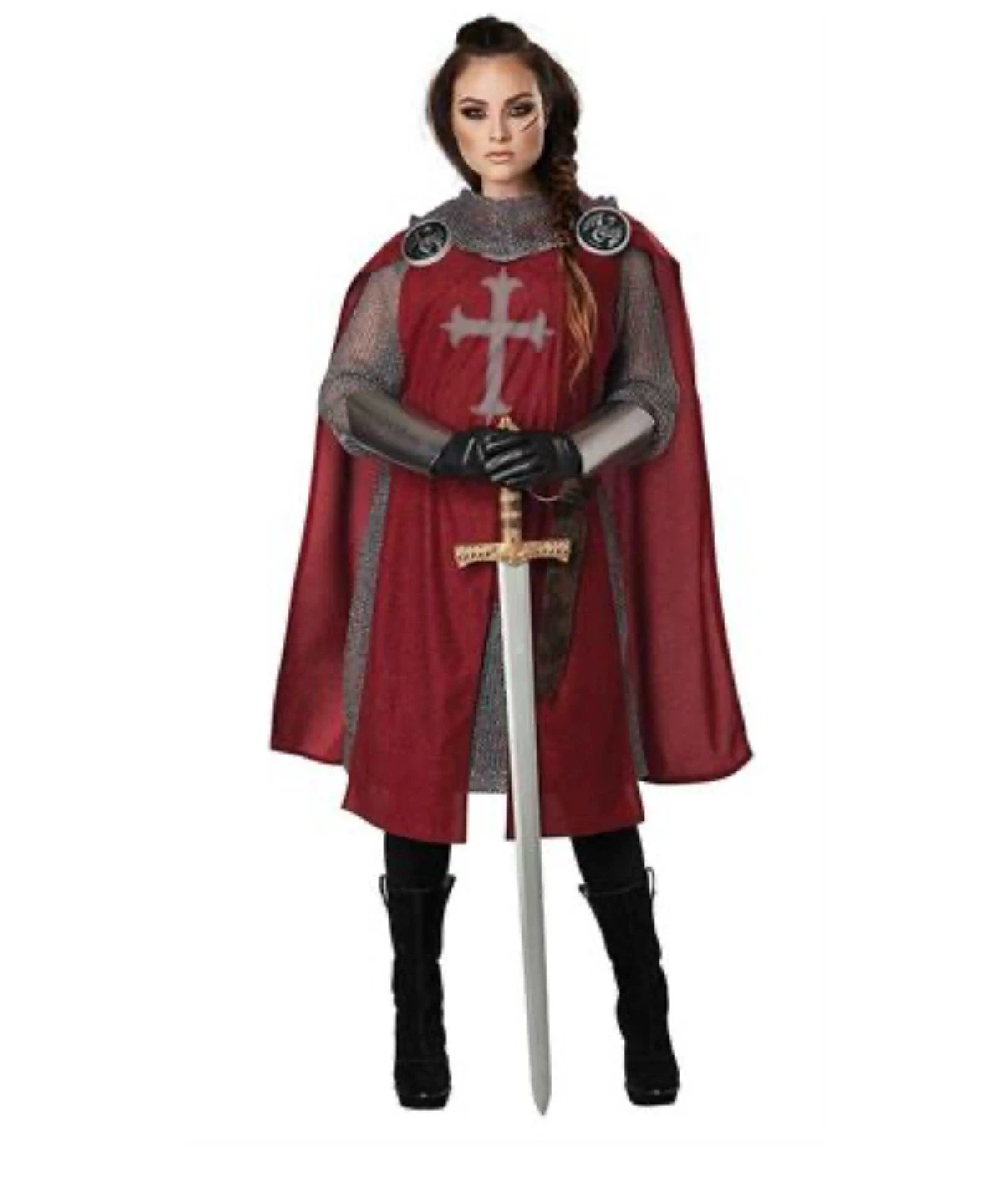 New Halloween California Costumes Unisex Knight Surcoat