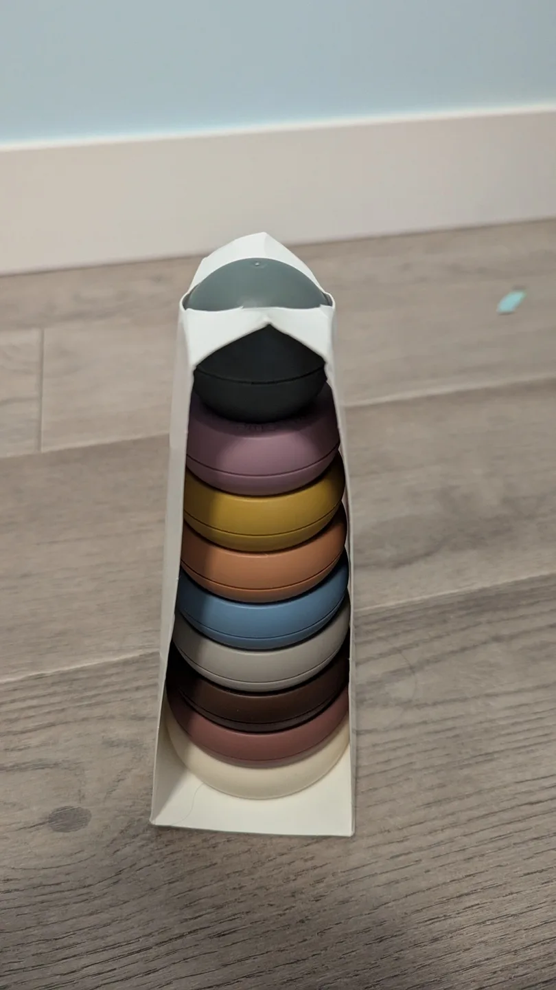 Mushie Stacking Rings Toy