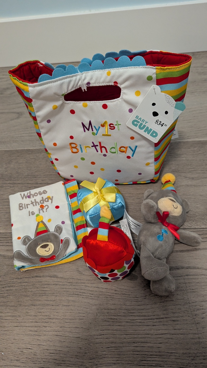 Baby GUND My 1st Birthday Playset