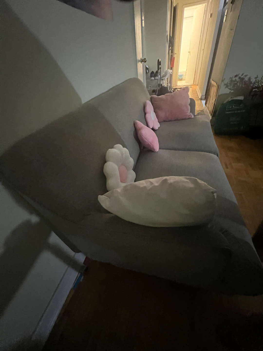 Grey 2-Seater Sofa - photo 4
