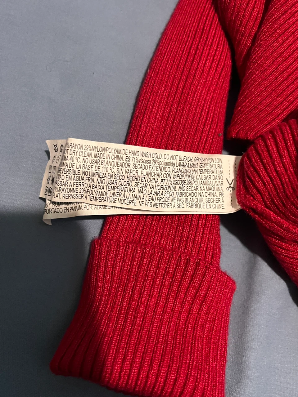 Forever 21 Ribbed Mock Neck Top Red - photo 4
