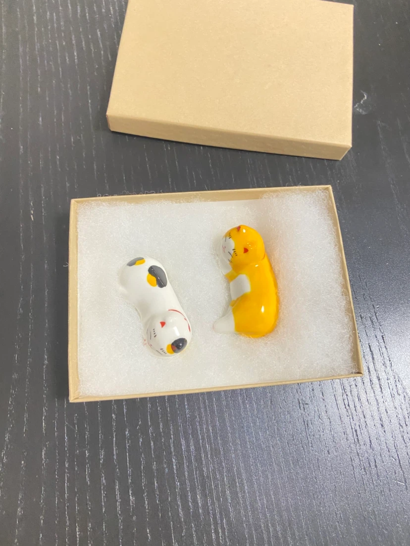 Set of 2 Cat Chopstick Rests