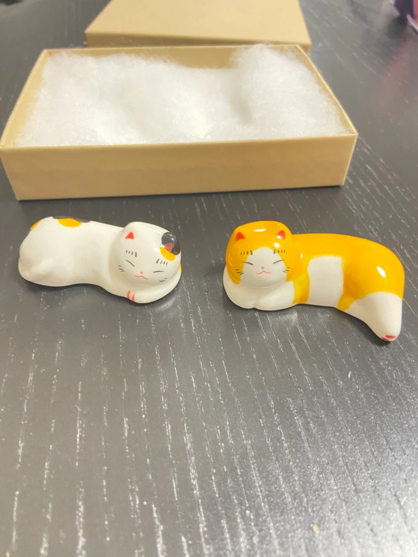 Set of 2 Cat Chopstick Rests - photo 2