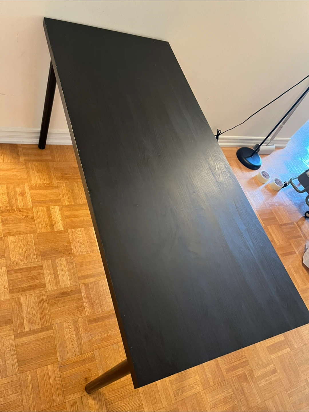 [9/26-9/28 pick up] two Black IKEA Desk - photo 2