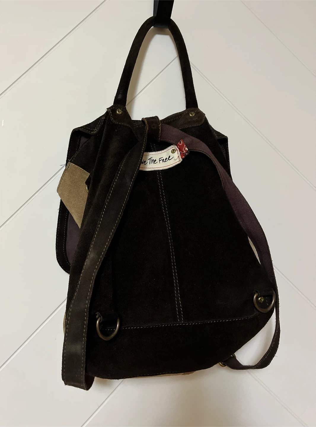 Free People - We The Free Suede Backpack - photo 4