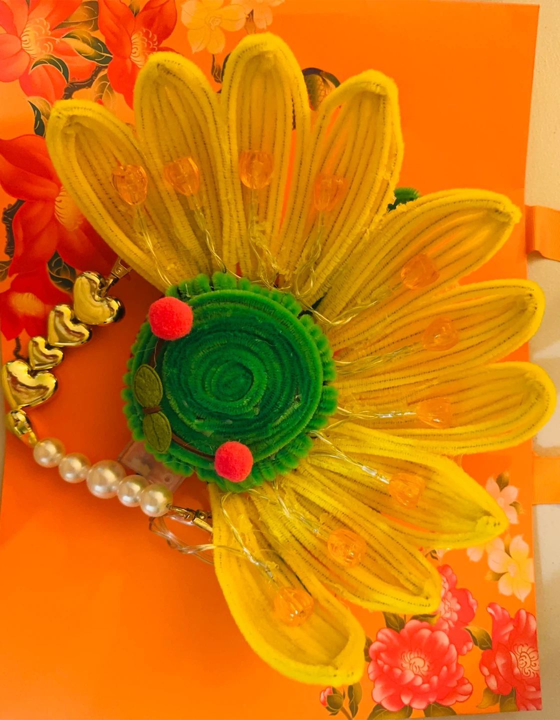 Decorative Sunflower Handbag