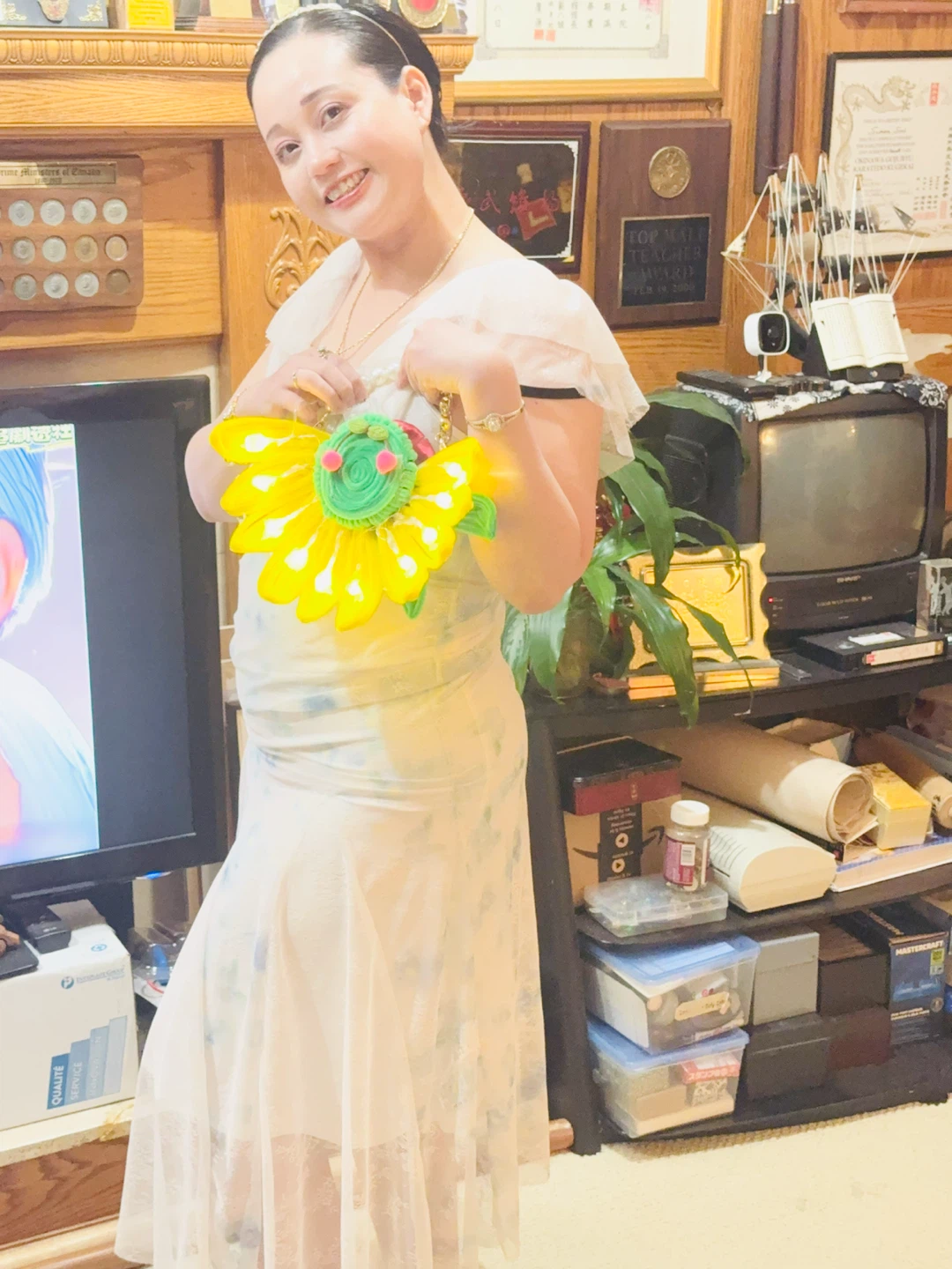 Decorative Sunflower Handbag - photo 2
