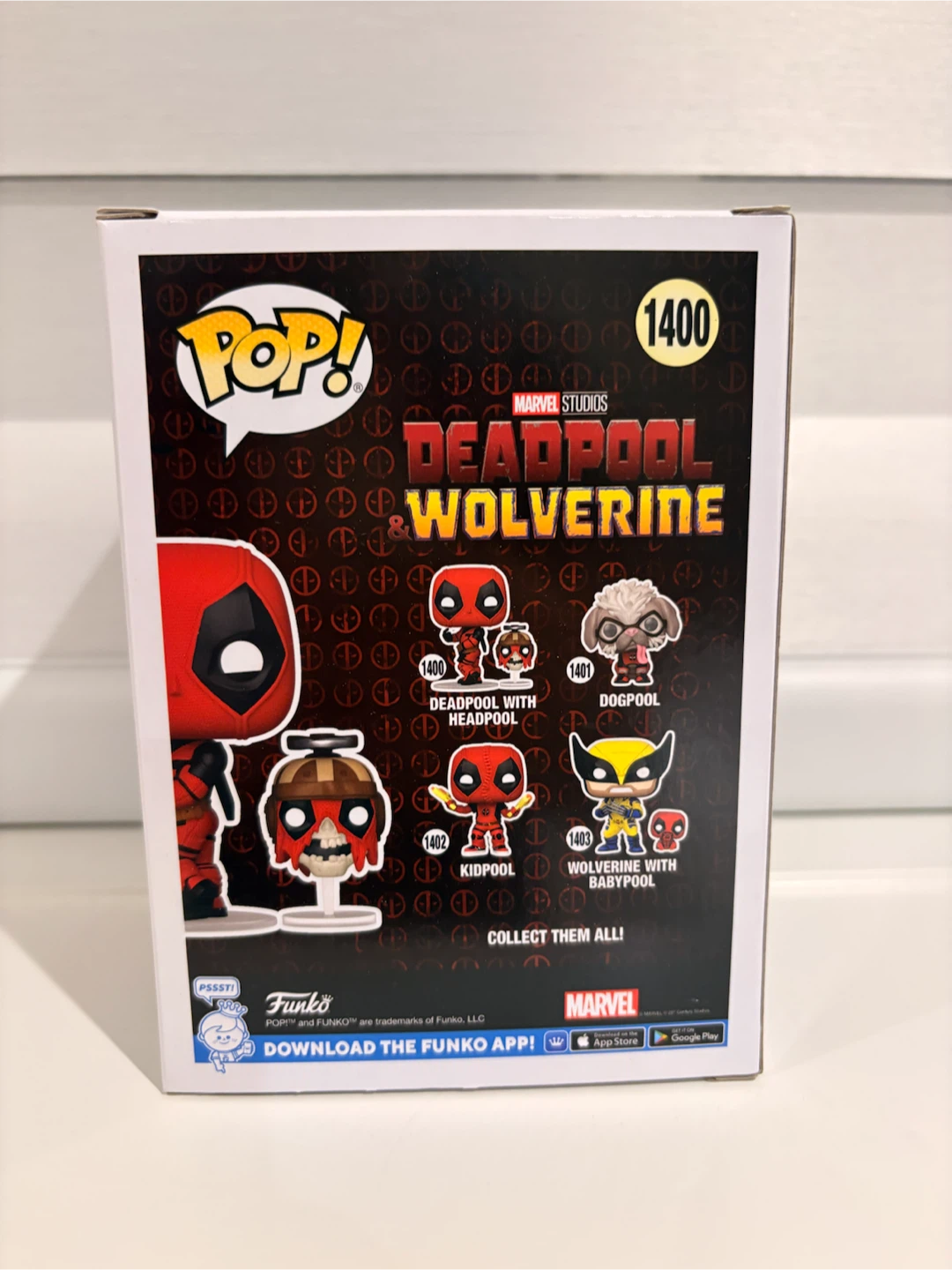 Funko Pop Deadpool with Headpool 1400 - photo 3