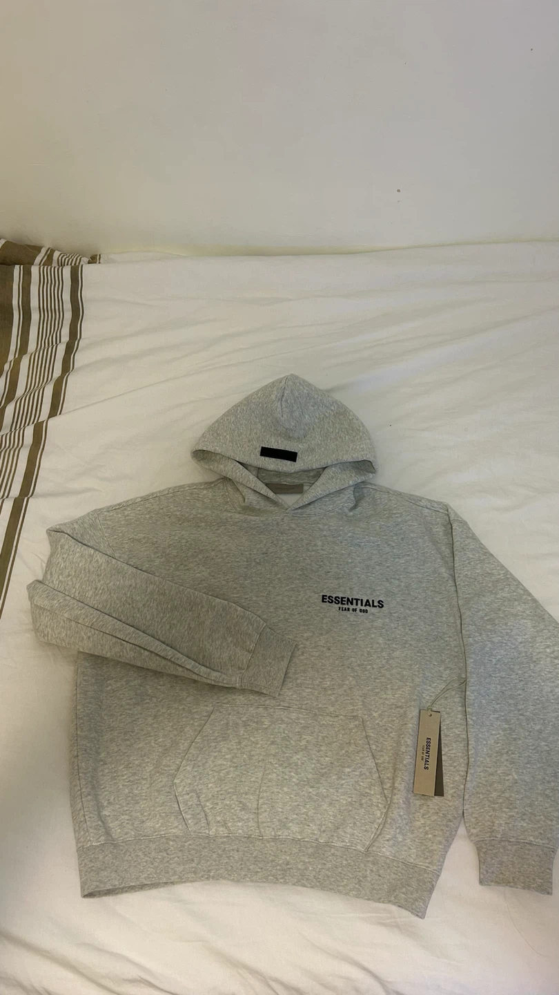 Essentials FOG Light Oatmeal Hoodie