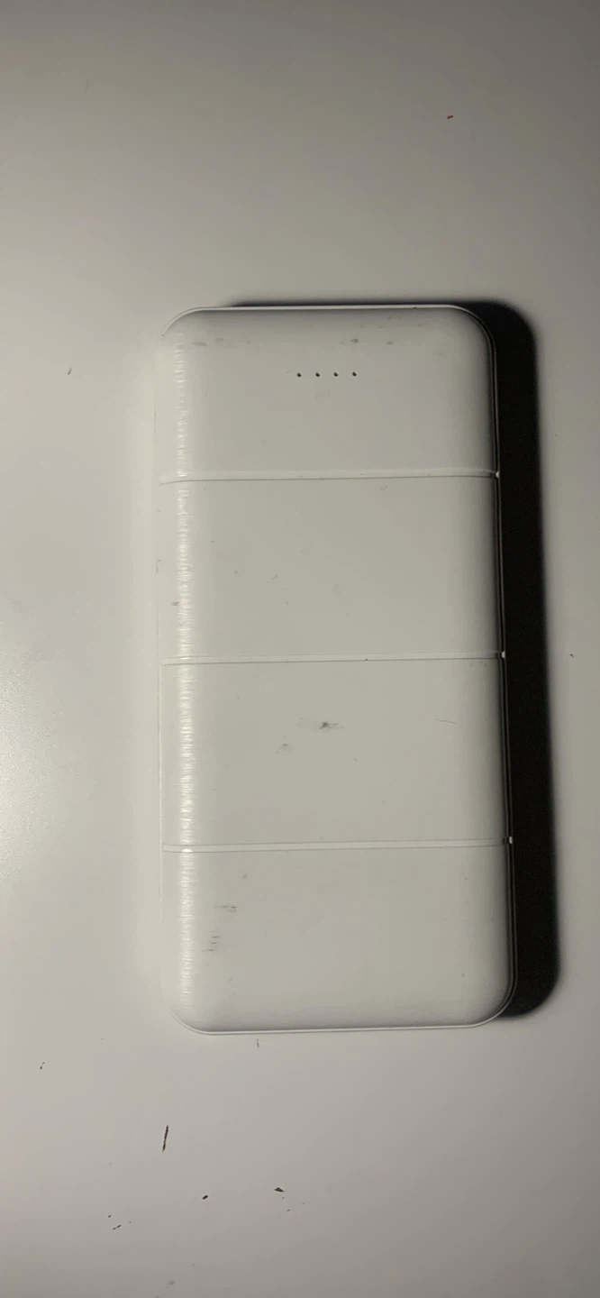 White 15000mAh Portable Power Bank